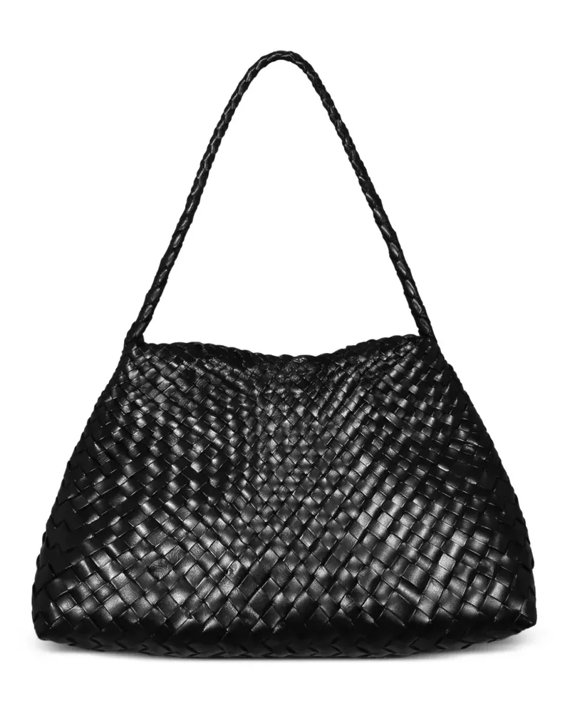 Dragon Diffusion Santa Maria woven shoulder bag - Schwarz Schwarz