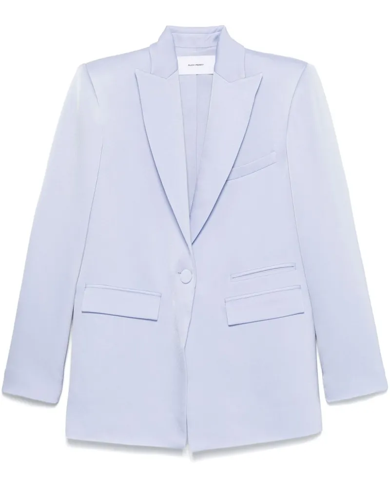 Alex Perry Blazer aus Satinkrepp - Blau Blau