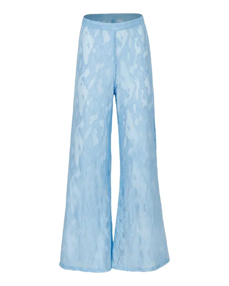 Baobab Collection Porto Hose mit transparenter Spitze - Blau Blau