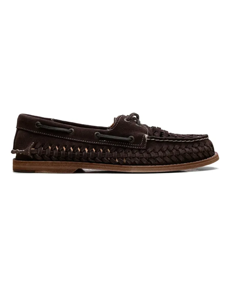 Sperry Top Sider Gold Cup woven boat shoes - Braun Braun
