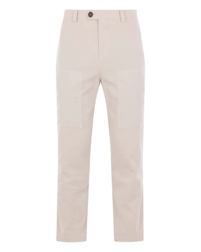 Brunello Cucinelli Hose mit Gürtelschlaufen - Nude Nude