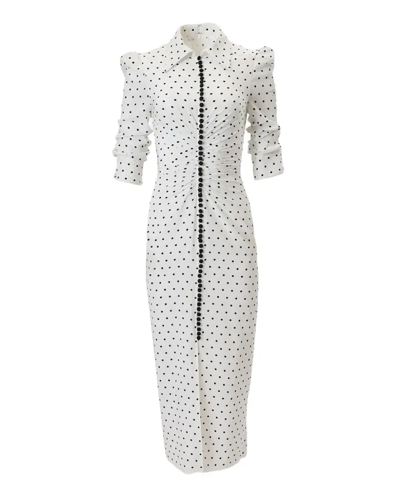 Carolina Herrera New York polka-dot dress - Weiß Weiß