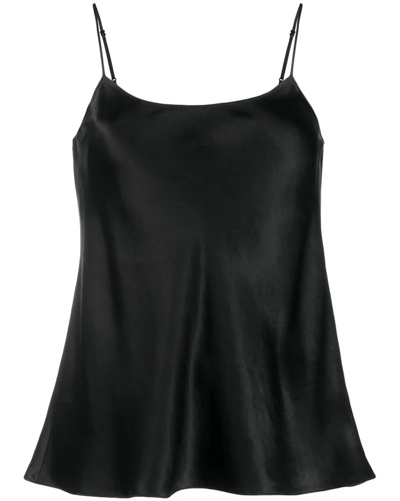 Vince Top im Metallic-Look - Schwarz Schwarz