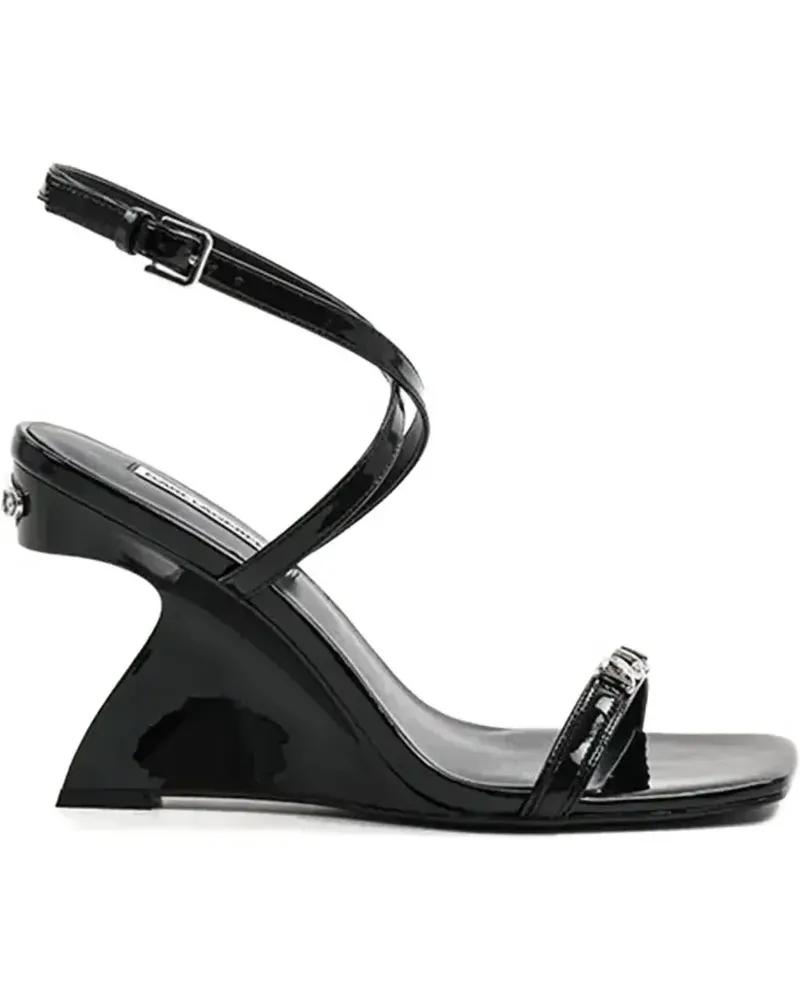 Karl Lagerfeld Sandalen mit Logo-Applikation 90mm - Schwarz Schwarz
