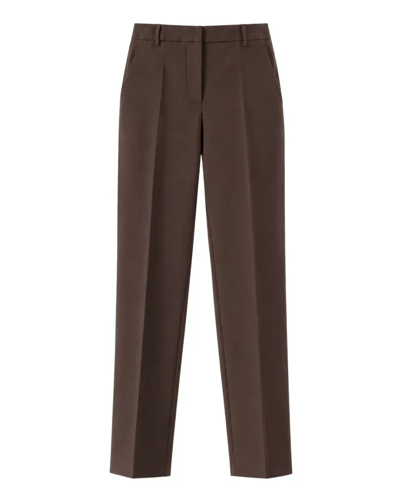 Jucca pressed-crease tailored trousers - Braun Braun