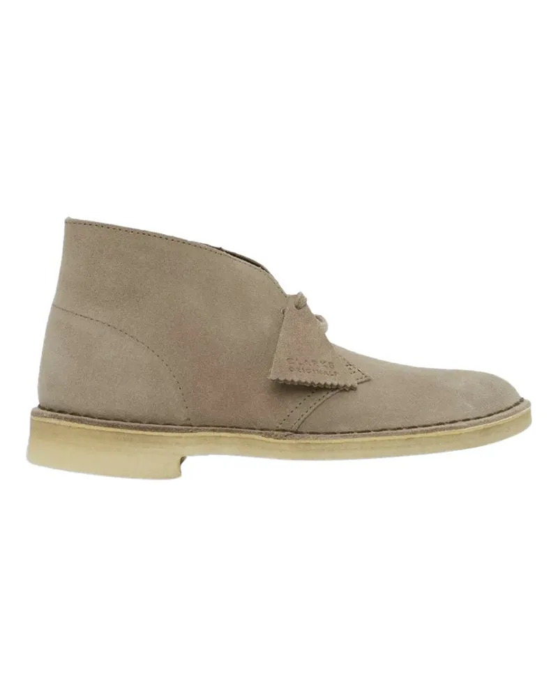 Clarks suede desert boots - Nude Nude