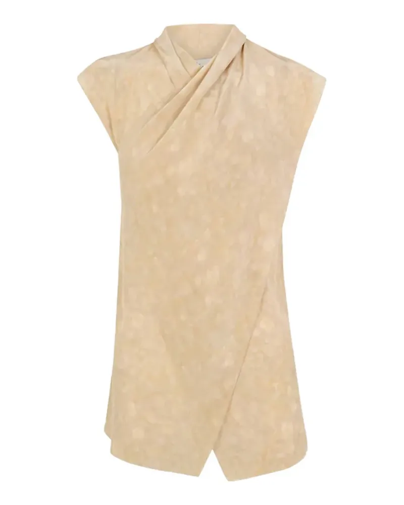 Cortana Cassiopea floral-print top - Nude Nude