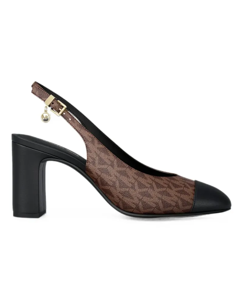Michael Kors Piper Flex Pumps mit Logo - Braun Braun