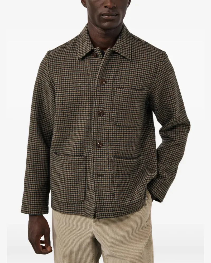 Hartford Perry houndstooth-patterned jacket - Braun Braun