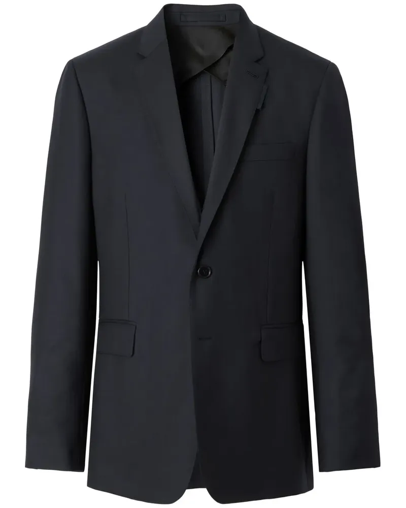 Burberry Einreihiges Jackett - Blau Blau