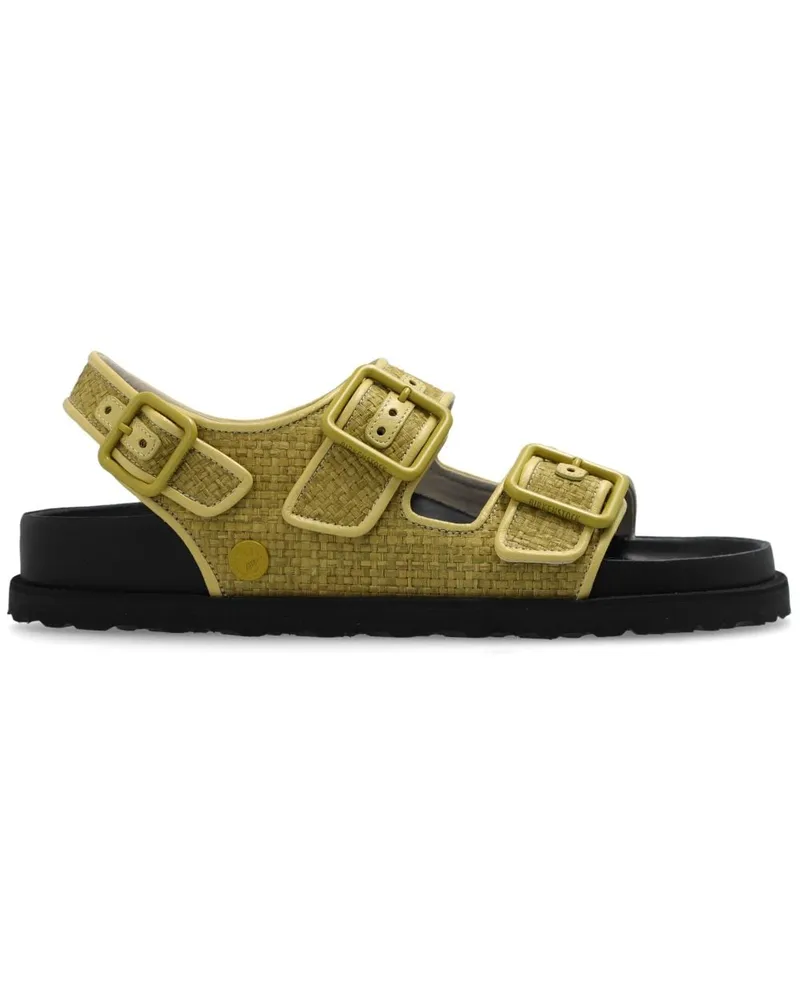 Birkenstock 1774 Milano Raffia Sandalen - Grün Grün