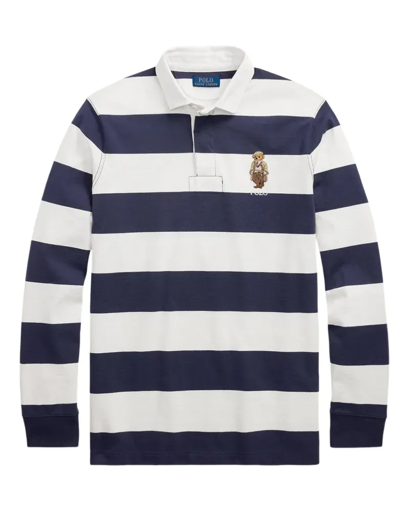 Ralph Lauren Gestreiftes Poloshirt - Blau Blau