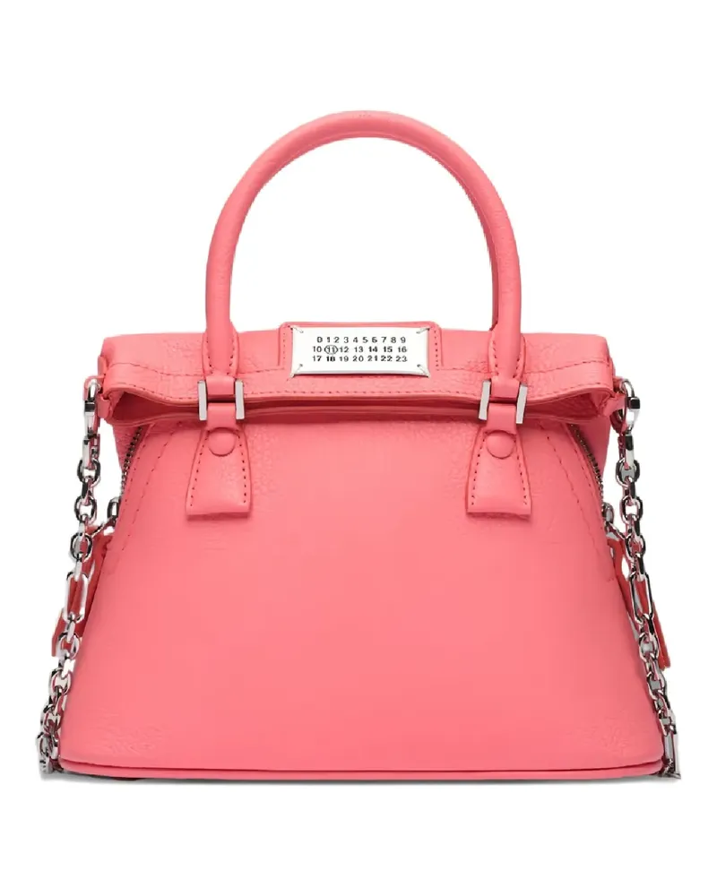 Maison Margiela 5AC Satchel-Tasche mit Reißverschluss - Rosa Rosa