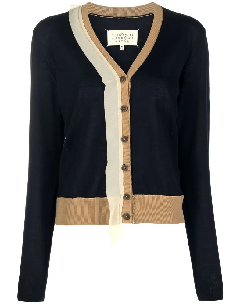 Maison Margiela Work-In-Progress Cardigan - Blau Blau
