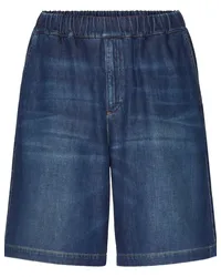 Valentino Garavani Chino-Shorts aus Chambray Blau