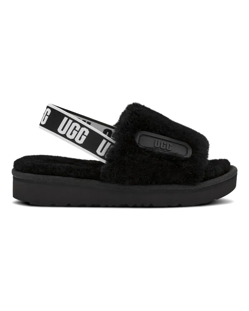 UGG Disco Pantoletten aus Shearling - Schwarz Schwarz