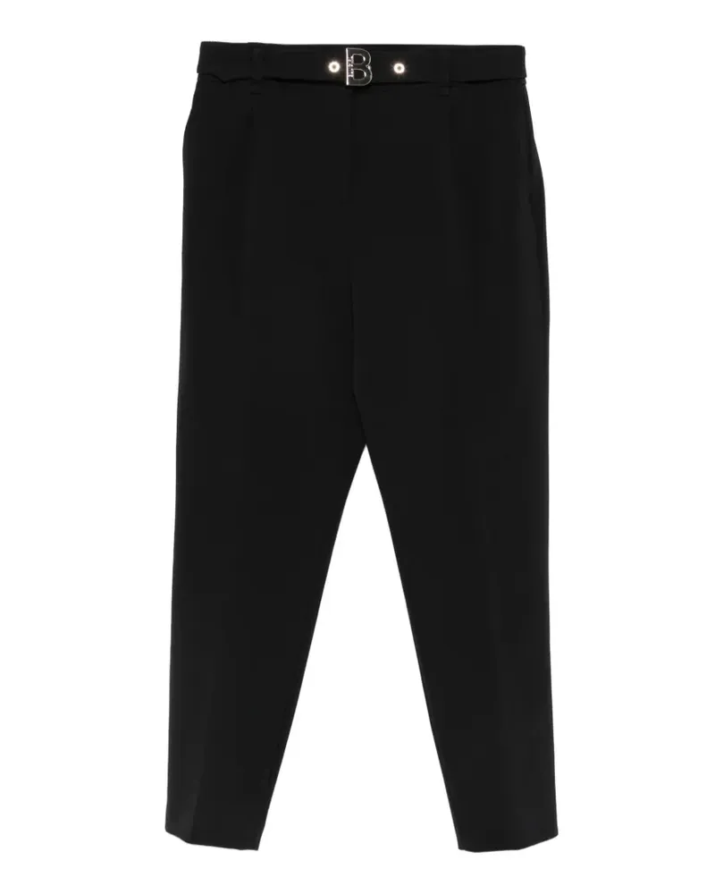 Blumarine Hose mit Gürtel - Schwarz Schwarz