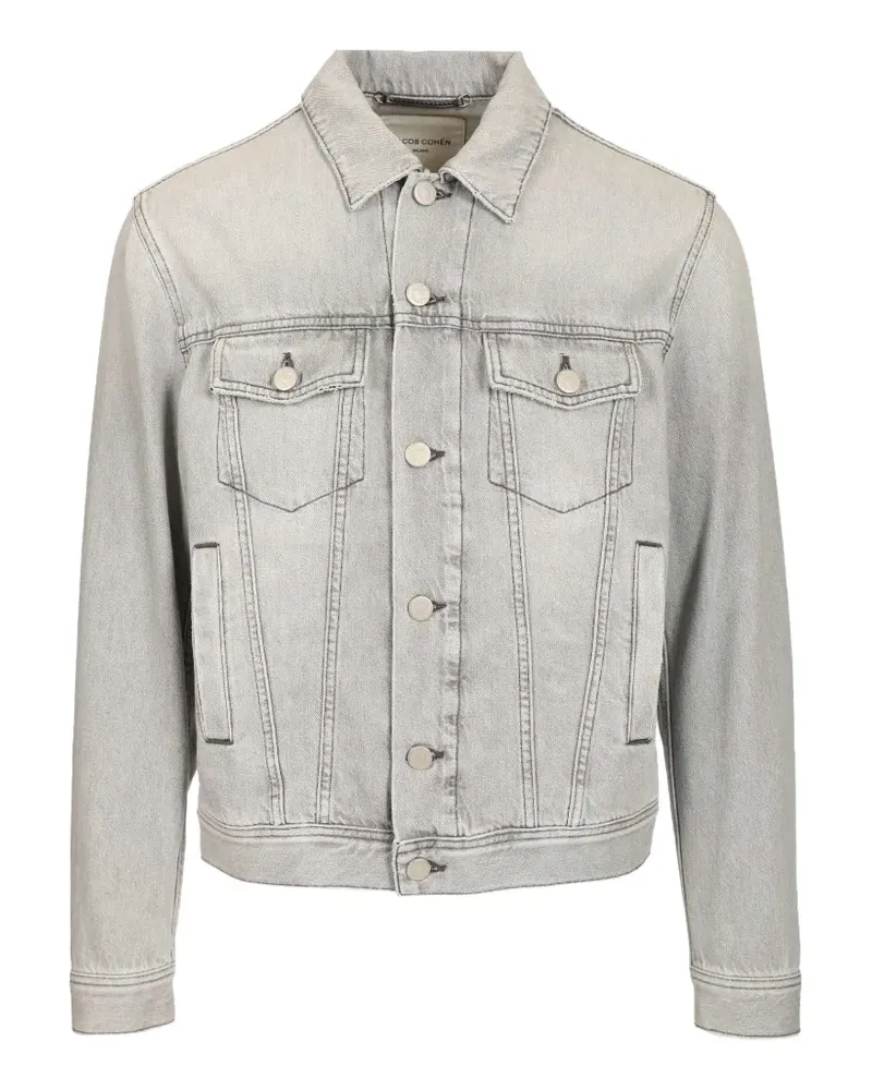 Jacob Cohën buttoned flap-pocket jacket - Grau Grau