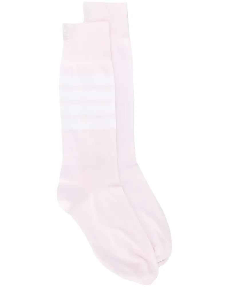Thom Browne Socken mit Streifen - Rosa Rosa