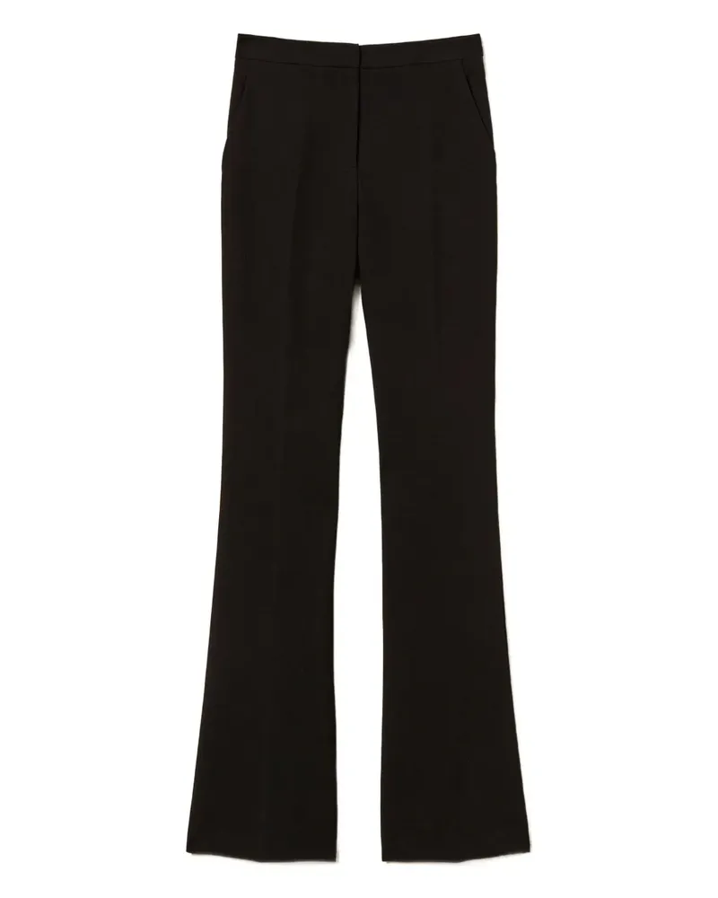 Twin-Set flared side-pocket trousers - Schwarz Schwarz