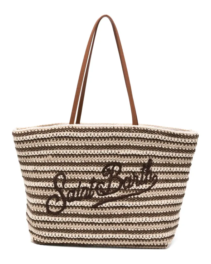MC2 Saint Barth crochet-knit shoulder bag - Braun Braun
