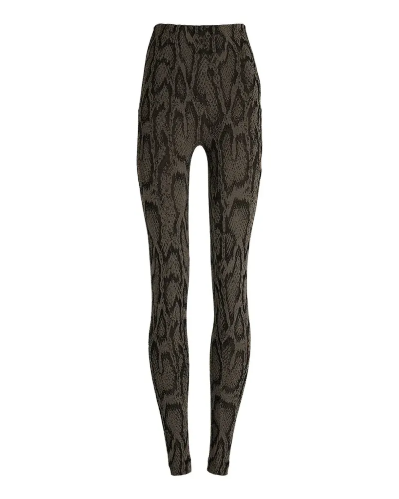 Wolford Leggings mit Animal-Print - Grün Grün