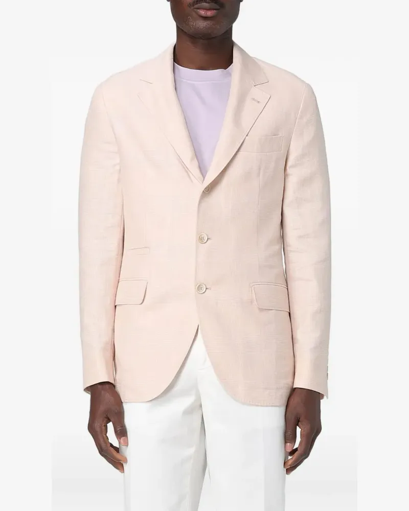Brunello Cucinelli single-breasted notch-lapel blazer - Rosa Rosa