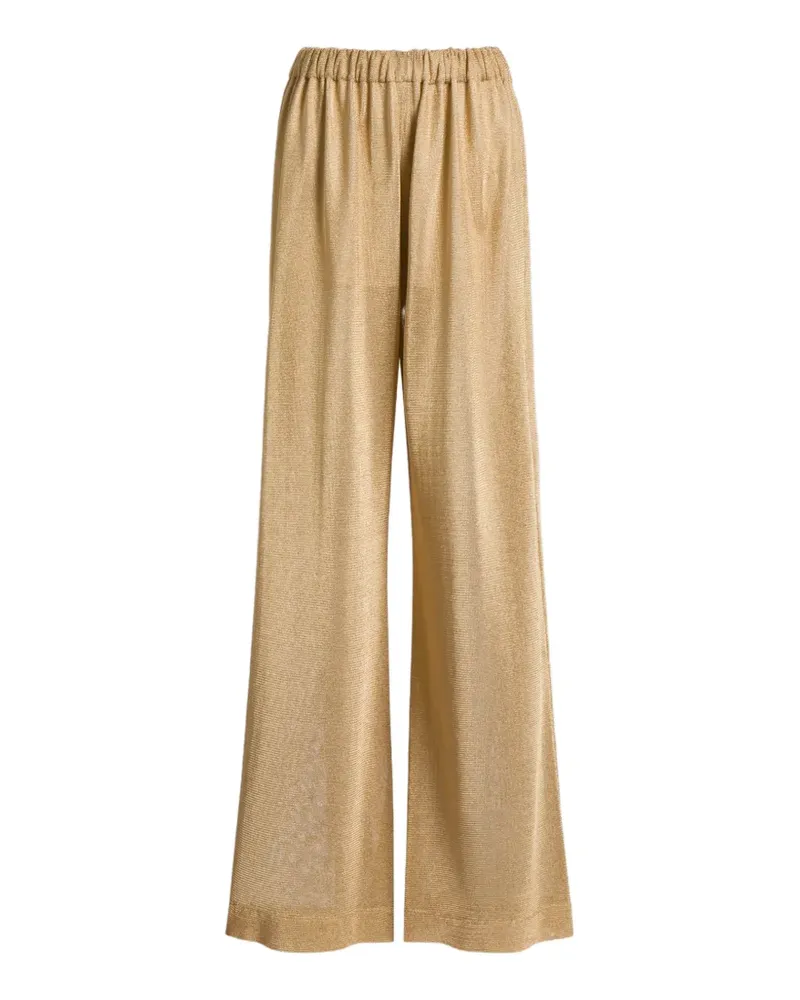 Alberta Ferretti Hose mit elastischem Bund - Gold Gold