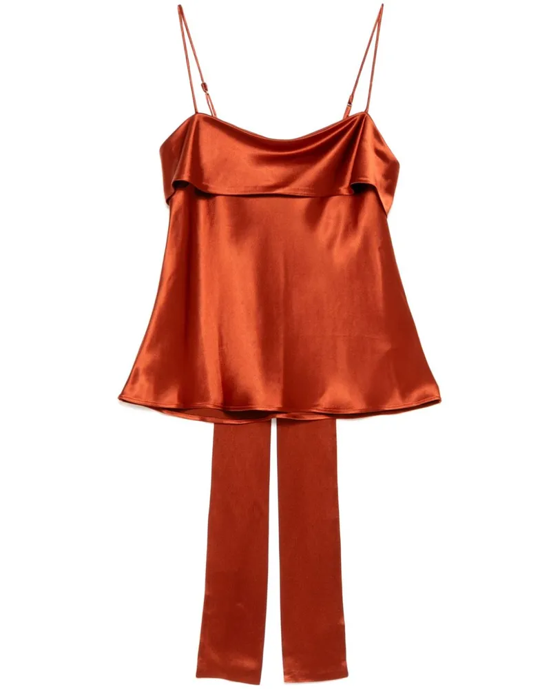 Acler Halewood Oberteil - Orange Orange
