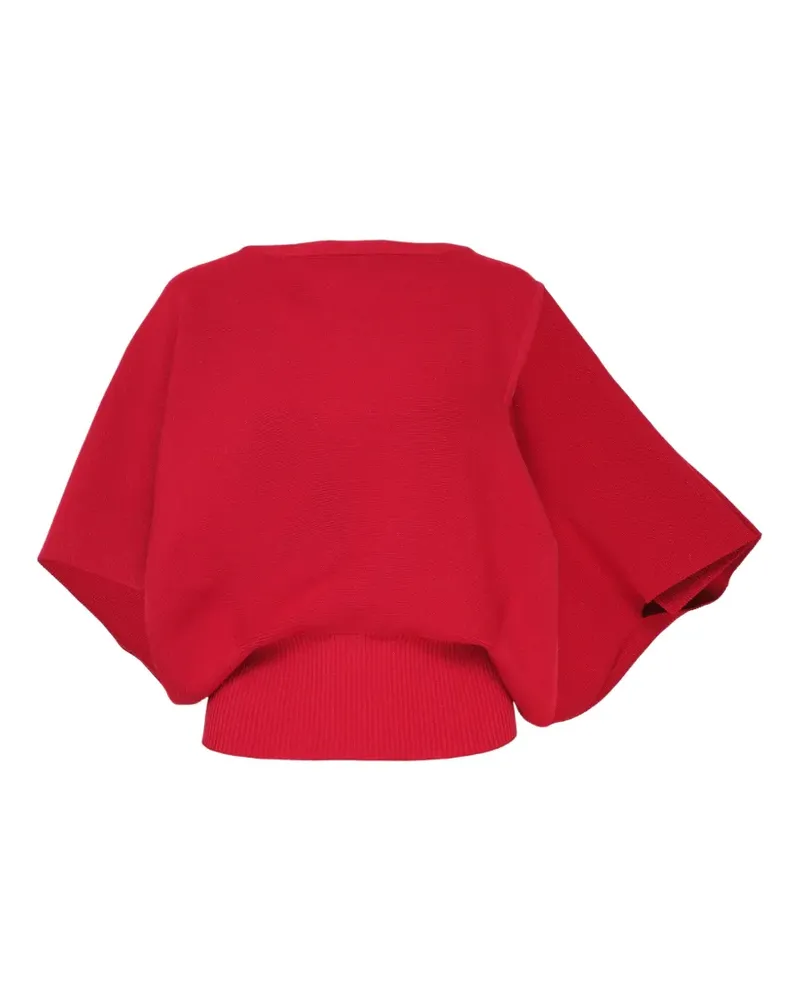 CFCL ruffled cape-style top - Rot Rot