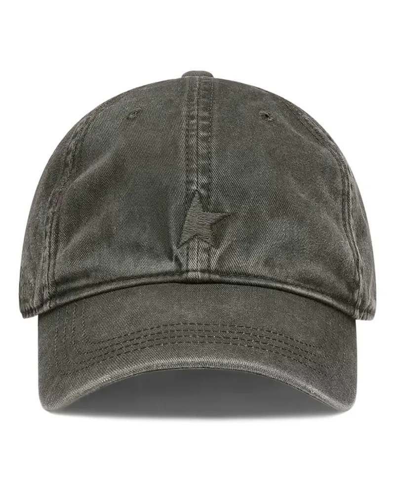 Golden Goose star-patch cap - Grün Grün