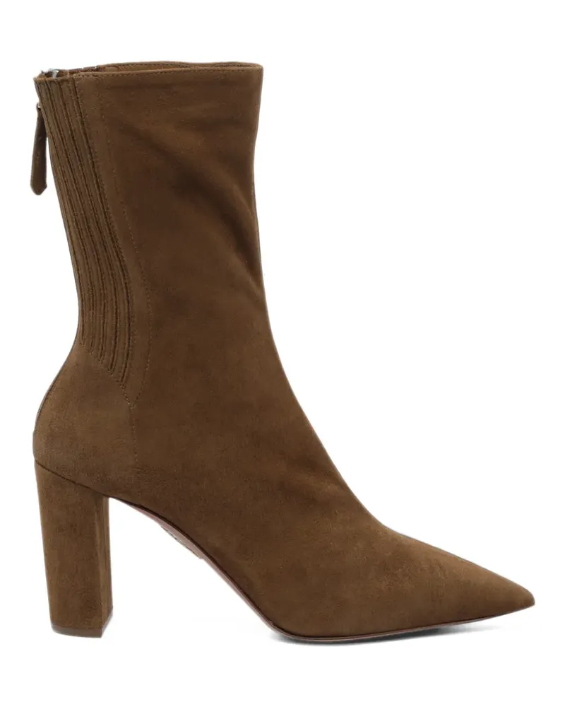 Aquazzura Saint Honoré Stiefeletten 85cm - Braun Braun