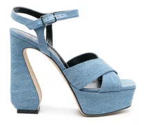Sergio Rossi Klassische Sandalen 47mm Blau