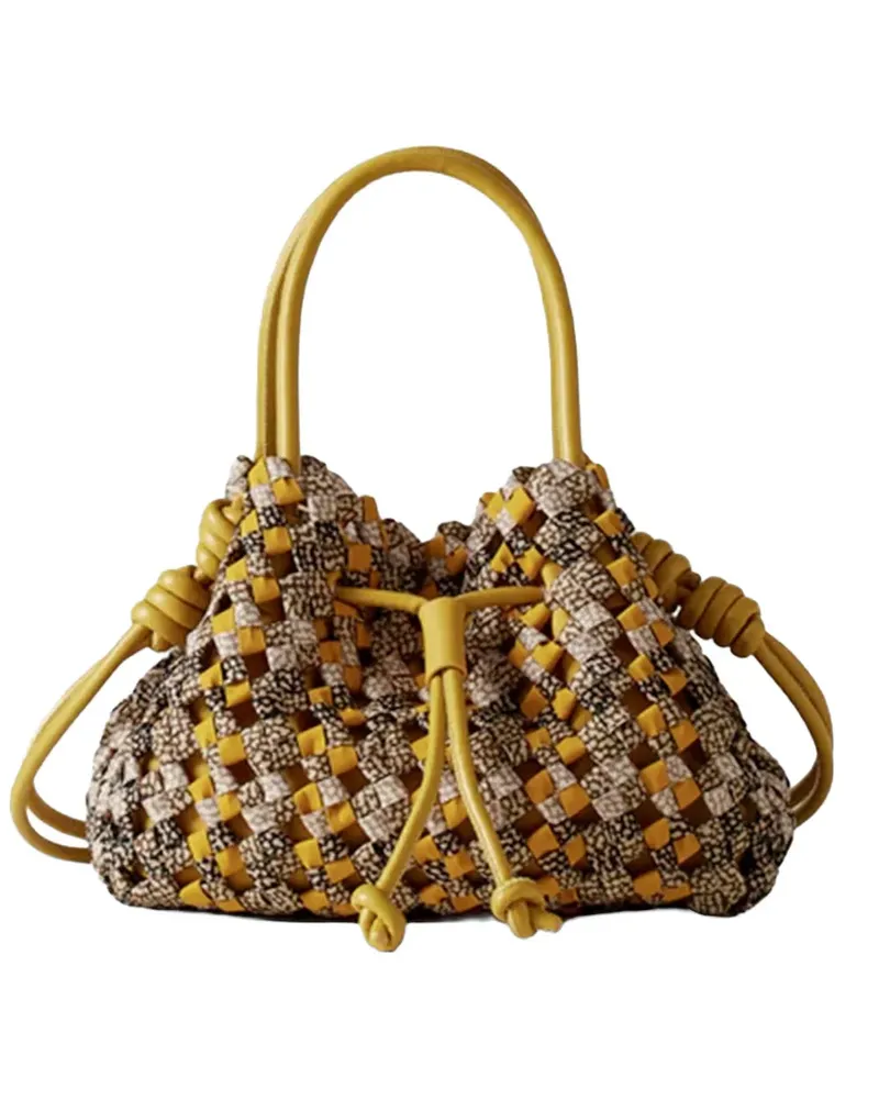 Borbonese mini Nest tote bag - Braun Braun