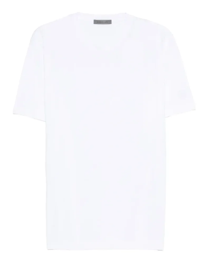 Corneliani Klassisches T-Shirt - Weiß Weiß