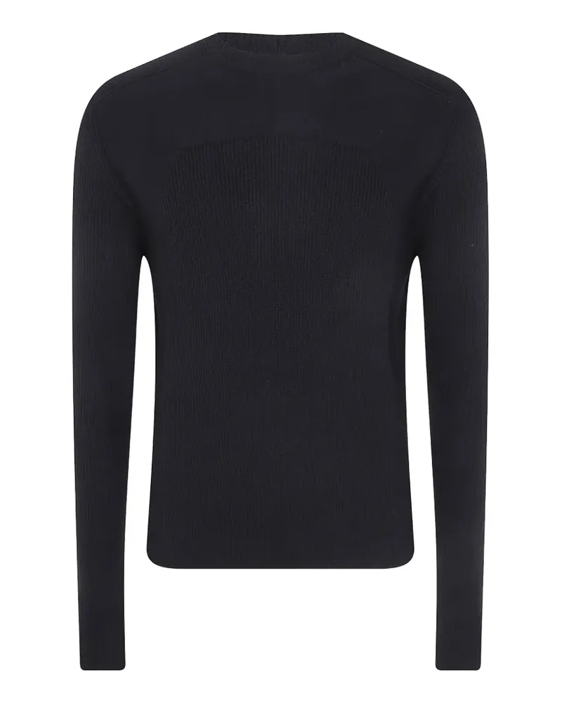 Rick Owens T-Shirt aus geripptem Strick - Schwarz Schwarz