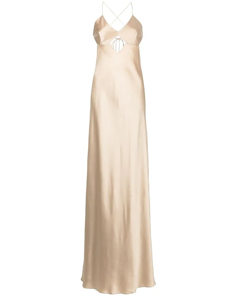 mason by michelle mason Abendkleid mit Cut-Out - Gold Gold