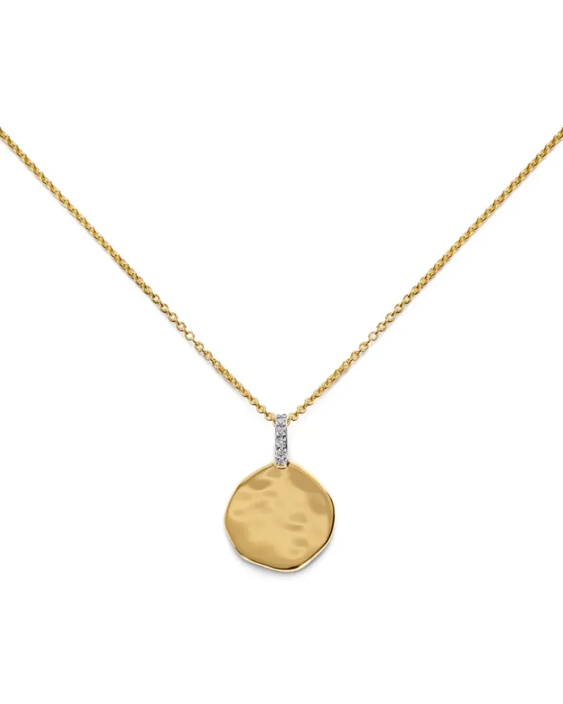 Monica Vinader Halskette mit Diamanten - Gold Gold