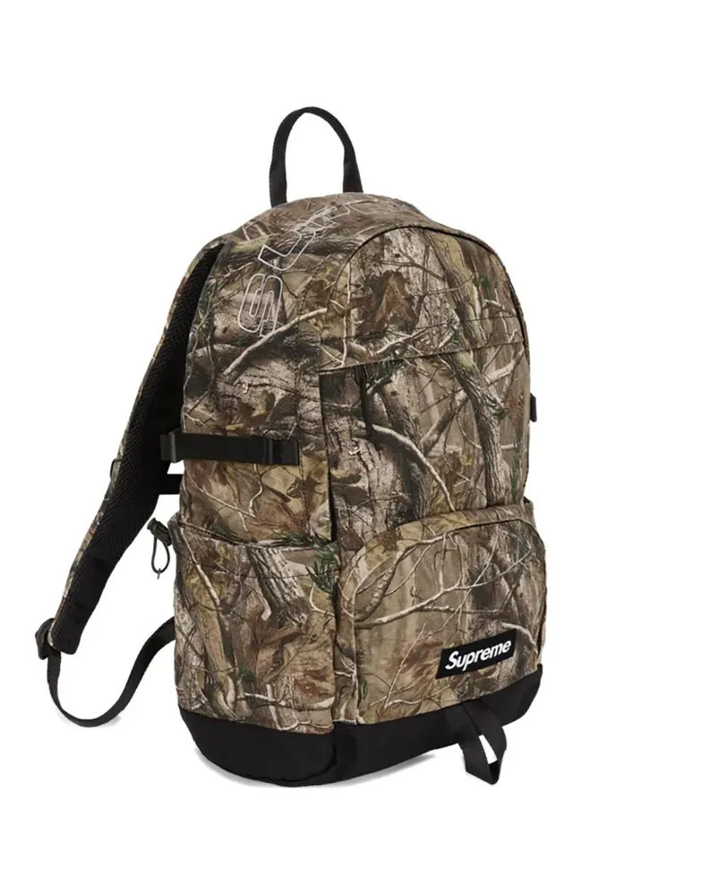 Supreme Being denim "Camo" backpack - Nude Nude