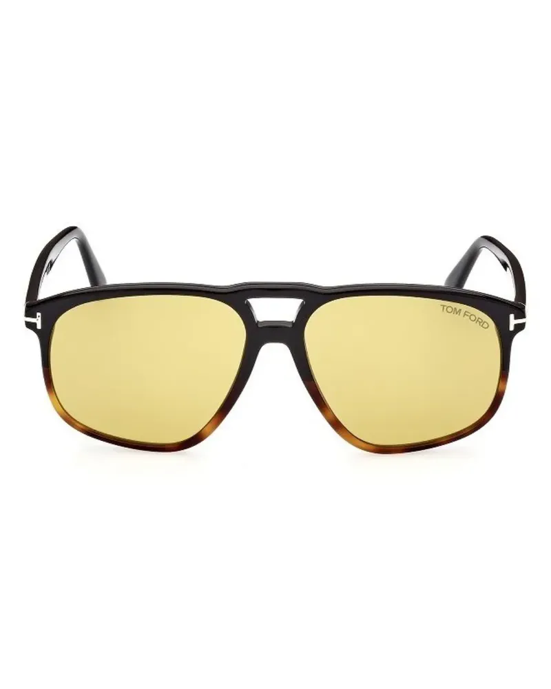 Tom Ford Getönte Pilotenbrille - Schwarz Schwarz