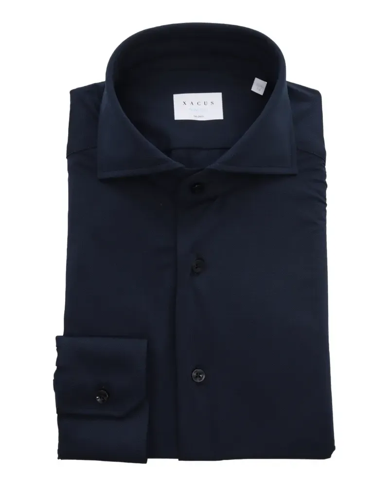 XACUS Langärmeliges Hemd - Blau Blau