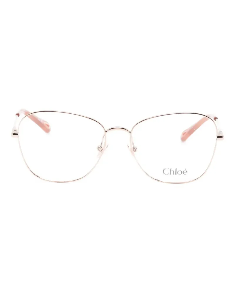 Chloé Brille mit ovalem Gestell - Gold Gold