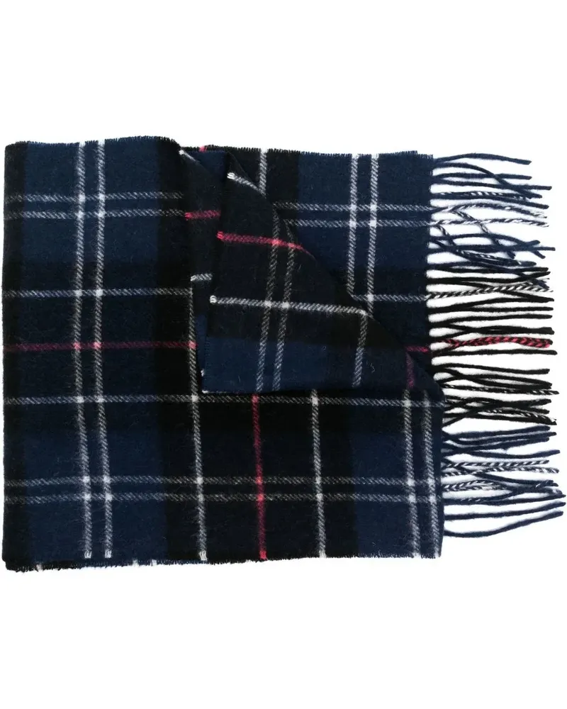 Barbour Schal mit Schottenkaro - Blau Blau