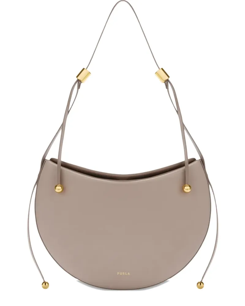 Furla Kleine Moonstone Schultertasche - Grau Grau
