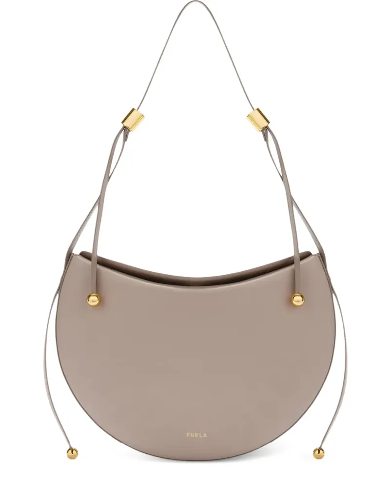 Furla Kleine Moonstone Schultertasche - Grau Grau
