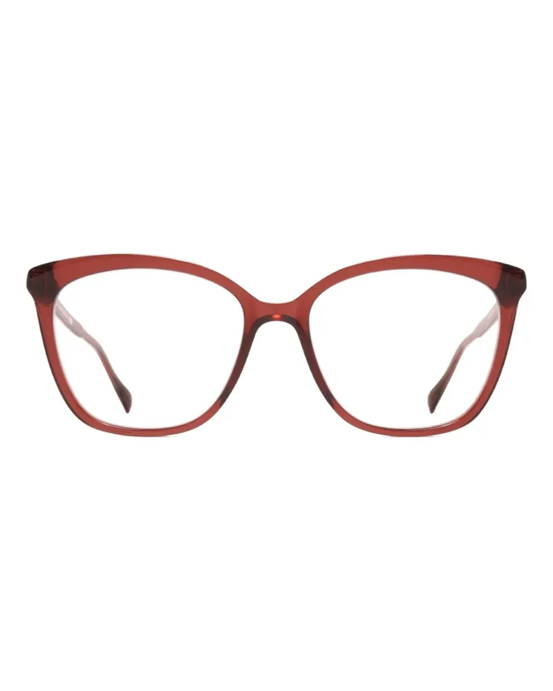 Mykita Maha Cat-Eye-Brille mit klaren Gläsern - Rot Rot