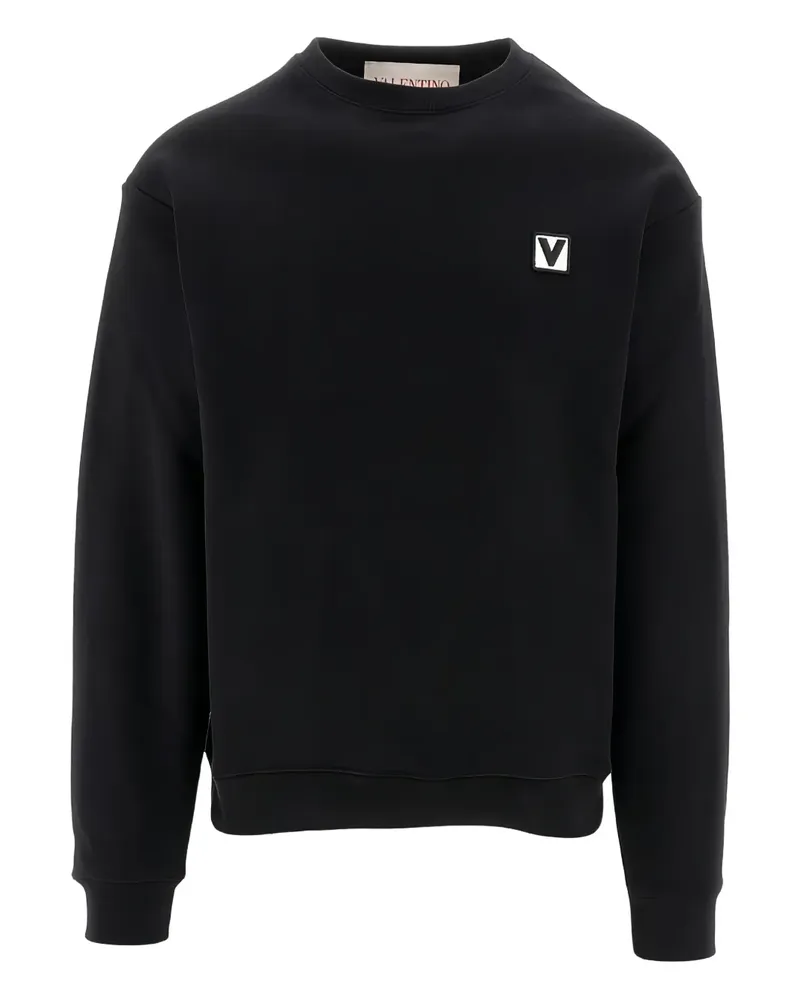 Valentino Garavani Sweatshirt mit Chez-Patch - Schwarz Schwarz