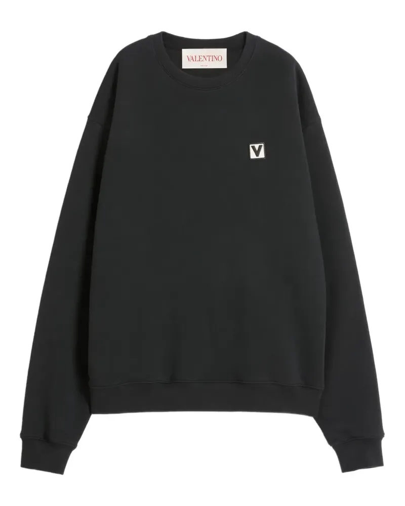 Valentino Garavani Sweatshirt mit Chez-Patch - Schwarz Schwarz