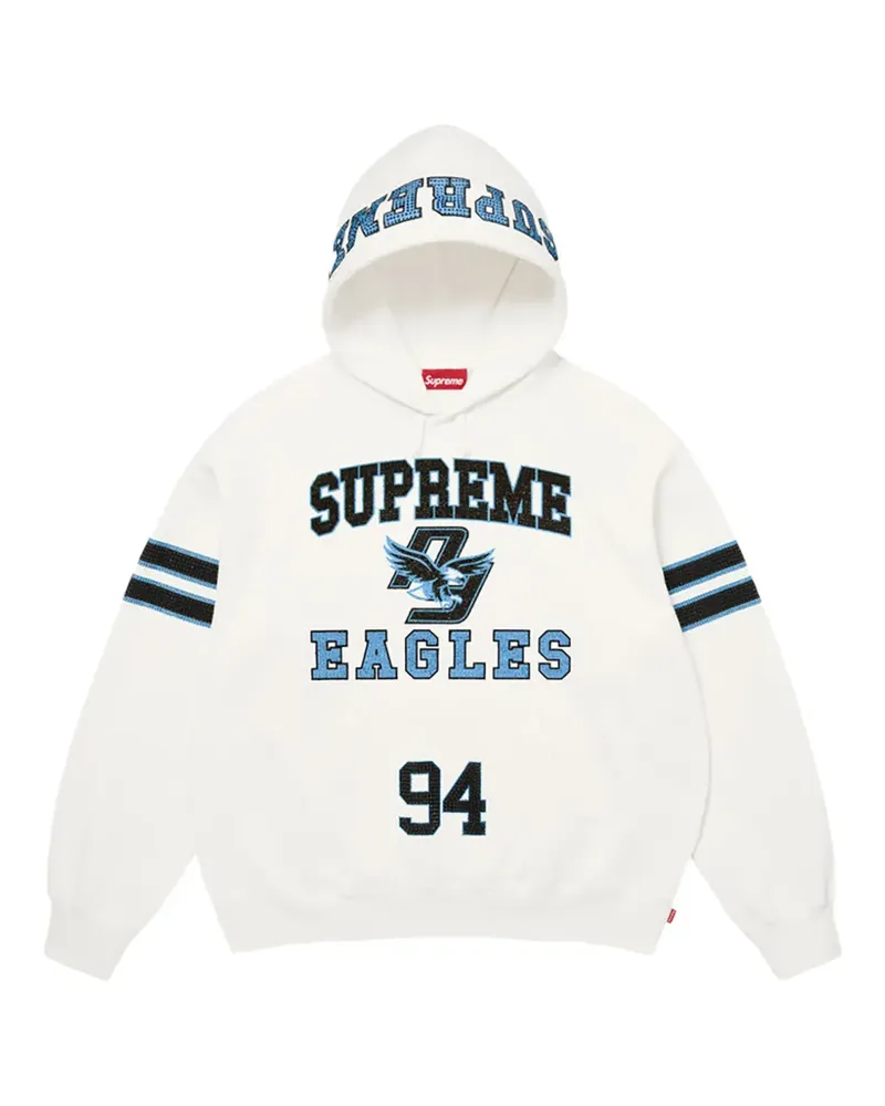 Supreme Being Hoodie mit Logo-Print - Weiß Weiß