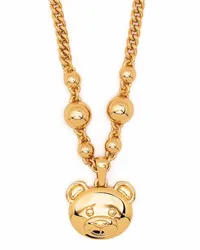 Moschino Halskette mit Teddy-Anhänger Gold